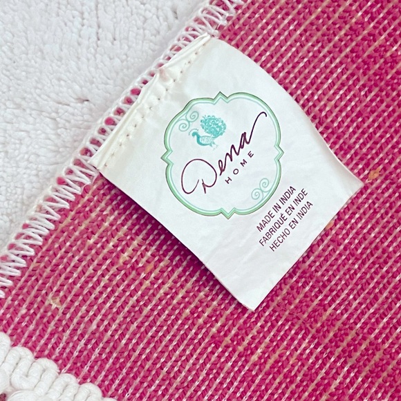 Dena Home Cotton Bath Math Rug 20” x36” - Picture 2 of 8